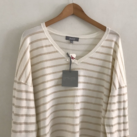 NWT Marled sweater pullover top size XL - Picture 2 of 4